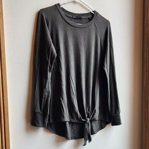 Gibson Olive Green Lightweight Scoop Neck Jersey Size XS